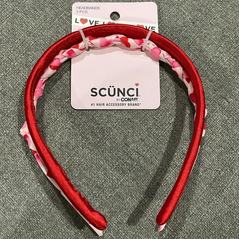 Scünci Valentines Day Hair Accessories perfect for a basket total of 8